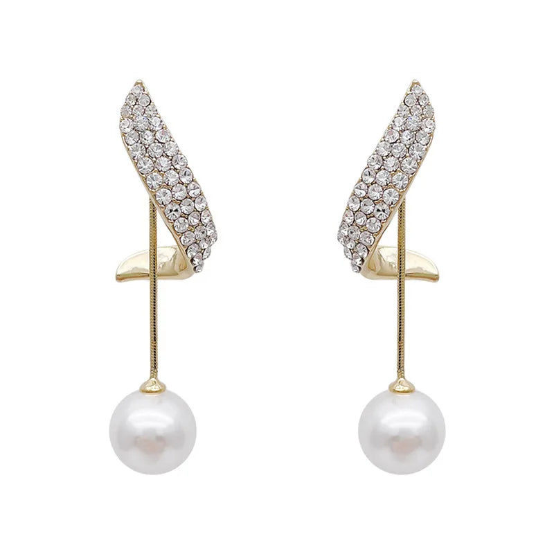 Classic Elegant Imitation Pearl Earrings For Women